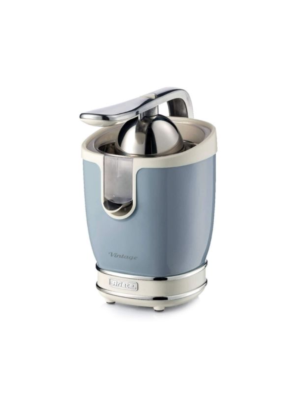 ARIETE SPREMIAGRUMI VINTAGE CELESTE (0413/03) - CHASSIS IN METALLO - 2 CONI - MOTORE SILENZIOSO - 85W